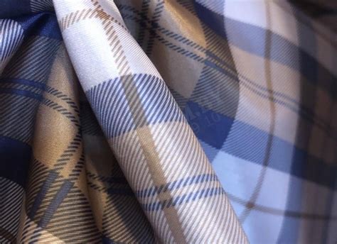 Подкладочная ткань таффета дизайн клетка