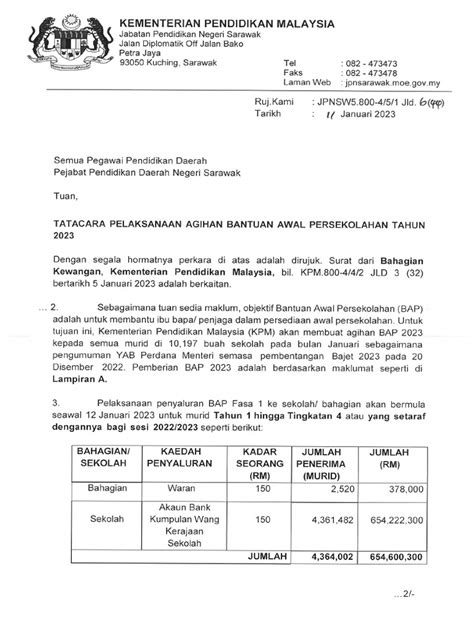 Contoh Surat Bap