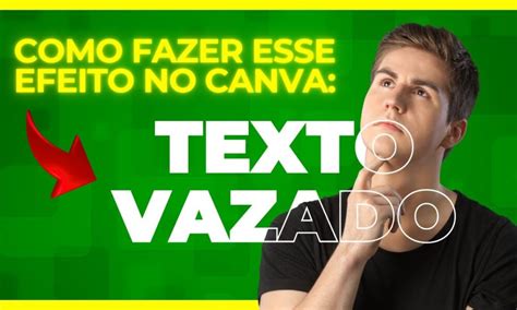 Como Fazer Texto Vazado No Canva Tutorial F Cil E R Pido Foco Digital