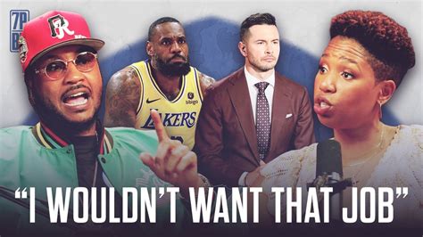 Carmelo Anthony Explains Why Coaching The Los Angeles Lakers Is An