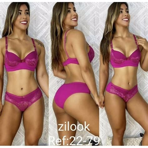 Kit Conjuntos De Lingerie De Luxo Calcinha Tanga Calcinha E Suti Shopee Brasil