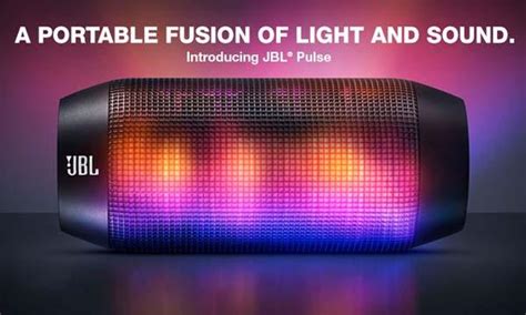 jbl pulse bluetooth wireless speaker  programmable led lights