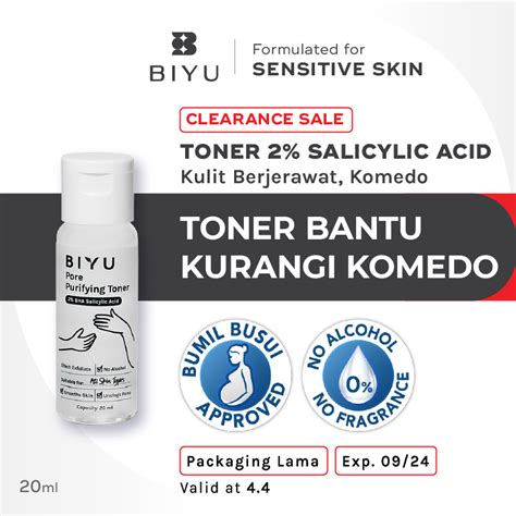 Jual 4 4 CLEARANCE SALE BIYU Daily Light Moisturizer Sebum Solutions