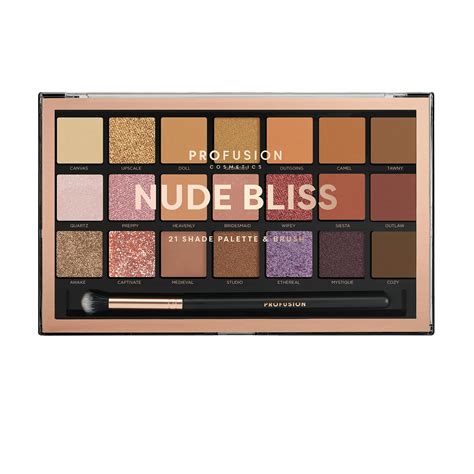 Profusion Cosmetics Shade Eyeshadow Palette Nude Bliss Alpha Nexus Llc