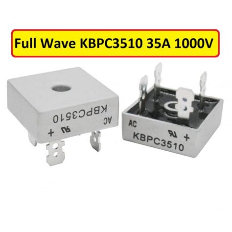 Silver KBPC3510 1000 Volt Bridge Rectifier 3510 Diode 35A 1000V AC To