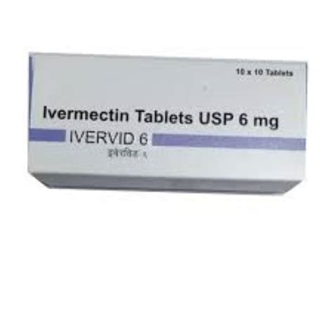 Ivervid 6mg Ivermectin Tab At Rs 50 Strip Of 10 Tablets Ivermectin