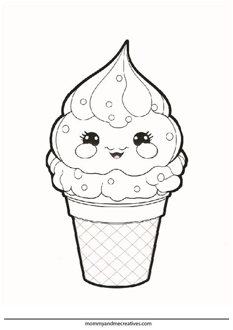 7 Fun And Engaging Ice Cream Coloring Pages Mommyandmecreatives