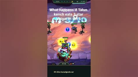 What Happens If Tahm Kench Eats 3 Star Veigar In Set 6 Youtube