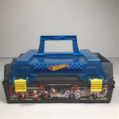 Hot Wheels Race Case Track Set Cfc Carry Case Duel Launcher