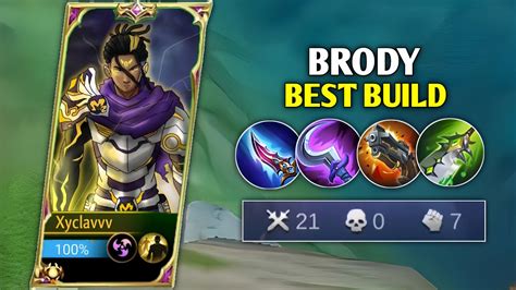 Brody Best Build And Emblem 2023 100 Op Build Top 1 Global Brody 2023