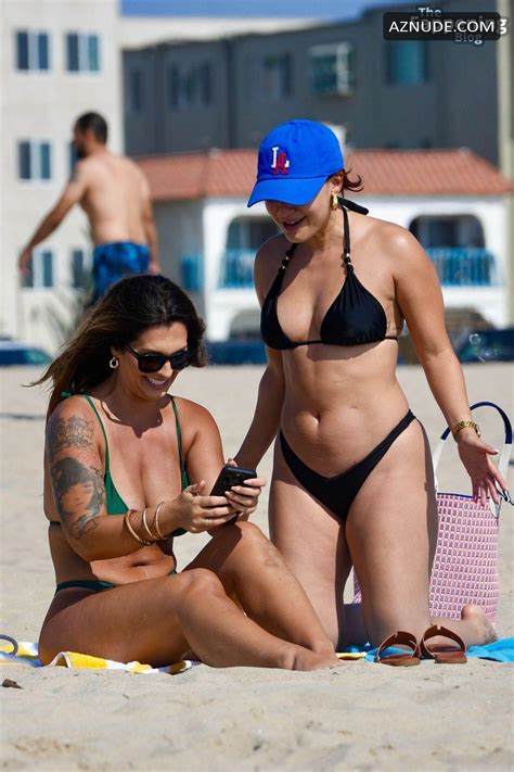 Francia Raisa Sexy Spotted Showing Off Her Sizzling Bikini Body At Santa Monica Beach Aznude