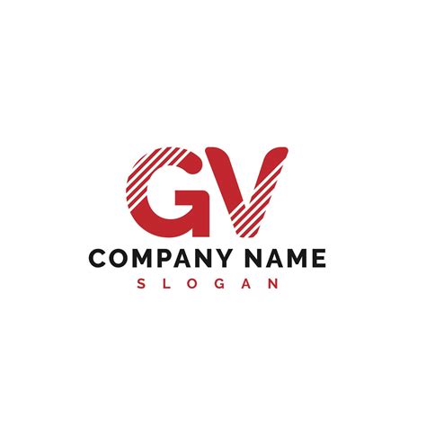 Dise O Del Logotipo De La Letra Gv Ilustraci N De Vector De Logotipo