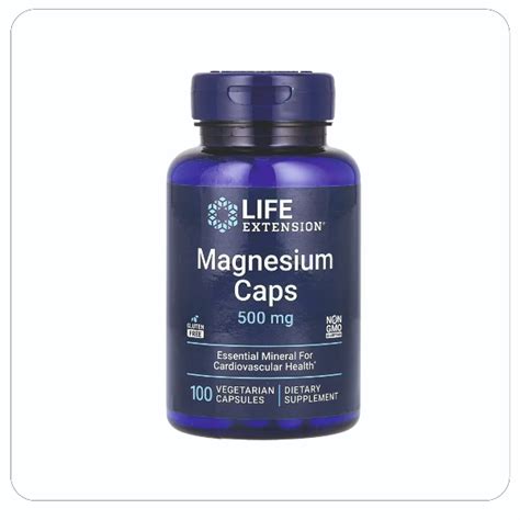 LIFE EXTENSION MAGNESIUM CAPS 500MG 100 CAPSULAS