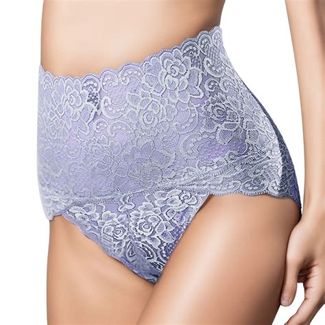 Midwennn Women Seamless Waist Lace Panties Size Underwear High Lingerie Breech Underpants Female