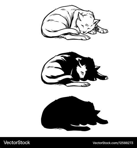 Outline Cat Laying Down Drawing No Clich S Such As This Has Potential