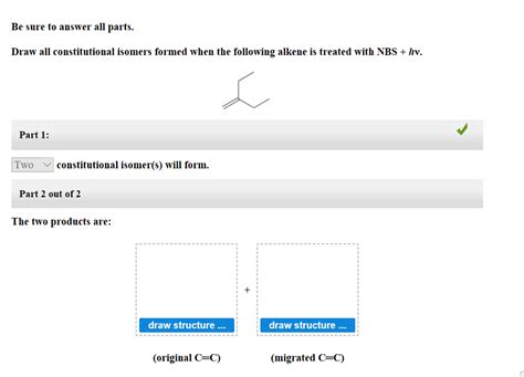 Solved Draw All Constitutional Isomers Formed When The Chegg