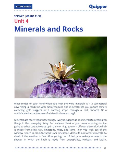 Unit 4 Study Guide Key Earth Science 3