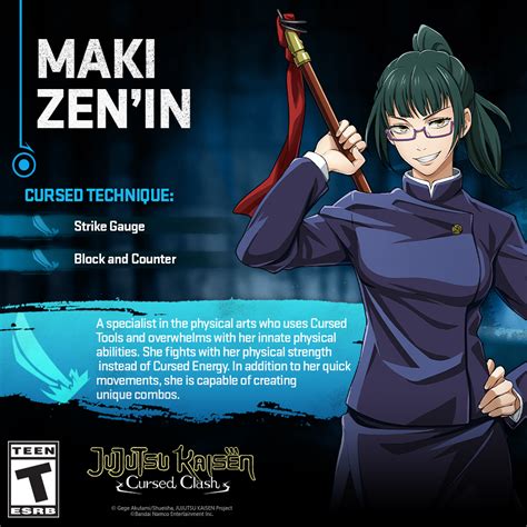 Maki Zen'in, Toge Inumaki, and Panda join the JUJUTSU KAISEN CURSED