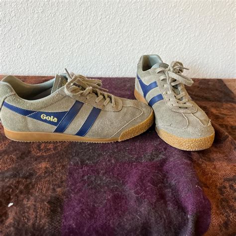 Gola Women’s size 7 Shoes - Olive Green Barely... - Depop