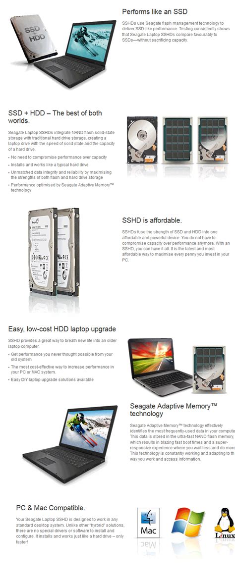 Buy Seagate ST500LM000 Laptop Thin SSHD 500GB Hard Drive [ST500LM000 ...