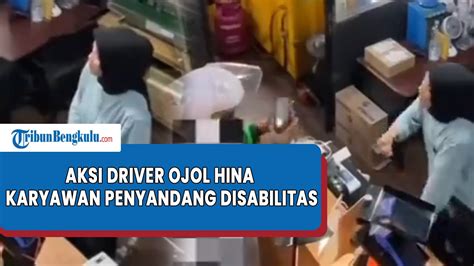 Viral Driver Ojol Hina Pegawai Kafe Penyandang Disabilitas Di Depok