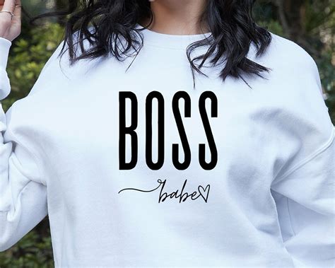 Boss Babe SVG PNG PDF Stong Woman Svg Inspirational Svg Motivational Svg Bossy Svg Etsy