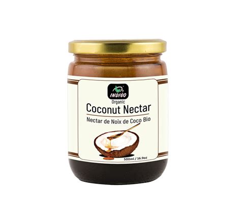 Organic Coconut Nectar 500ml X 12 Per Case Indigo Organics A