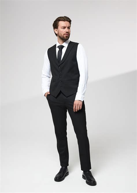 Костюм-тройка черный купить в Москве: цены, арт. 0222-01