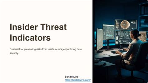 Insider Threat Indicators: Recognizing Signs of Potential Risks | PPT