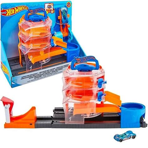 Hot Wheels Pista Super Giro Na Loja De Carros Gbf Mattel Pistas Magazine Luiza