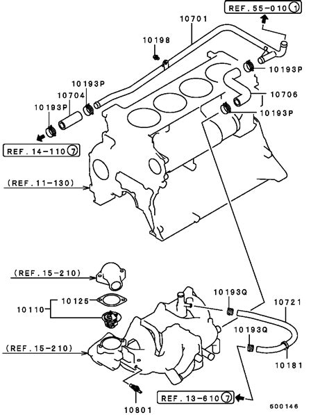 MD972903 Thermostat Kit Mitsubishi | YoshiParts