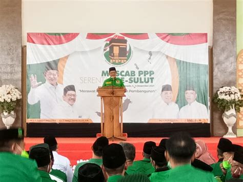 Muscab Serentak Ppp Se Sulut Resmi Dibuka Zainud Tauhid Sa Adi