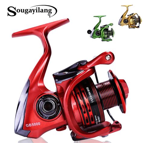 Sougayilang All Metal Body 13 1BB Spinning Fishing Reel Eva Handle 1000