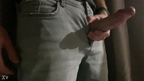 Pulling My Impressive Big Cock Out Of Grey Jeans Uploaded By Endondit Gay Playvids