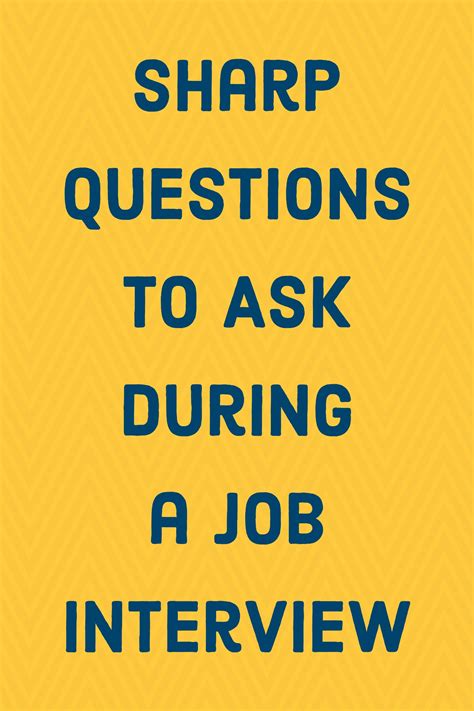 Ask One Of These Questions At The End Of Your Next Interview Job