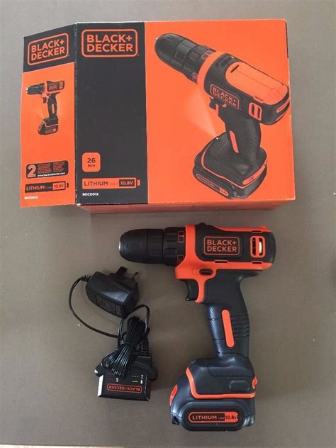 Black And Decker 10 8 V Lithium Ion Cordless Drill In Oxford