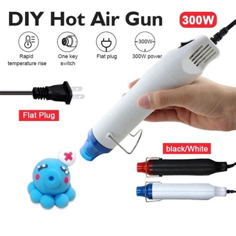 Zoranamini Hot Air Gun V W Electric Diy Hot Air Heat Gun Hand Tool For Mud Toys Rubber