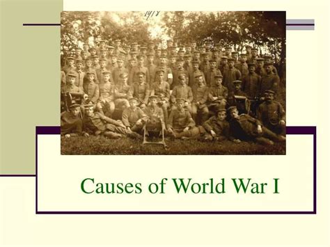 Ppt Causes Of World War I Powerpoint Presentation Free Download Id 2987849