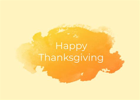 Happy Thanksgiving Shape Yellow Customizable Thanksgiving Template