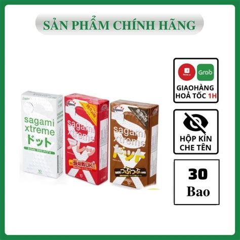 [COMBO 3 HỘP] Bao Cao Su SAGAMI Xtreme Feel Long & Xtreme White ...