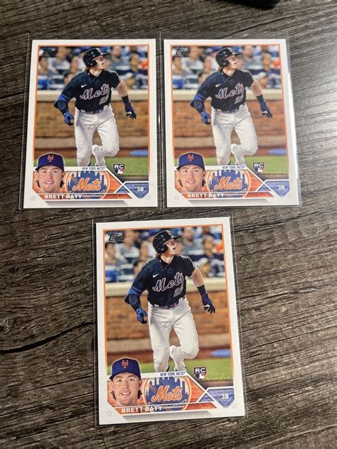 Topps Series Brett Baty Rc New York Mets Rookie Lot Ebay