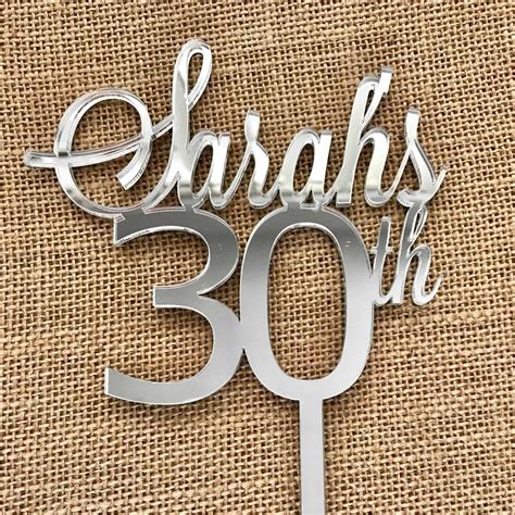 Custom Name/Age Birthday Cake Topper Style Sarah – Love Lottie xoxo