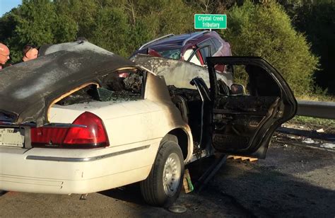 Woman Trapped In Wrecked Car Dies In Flames