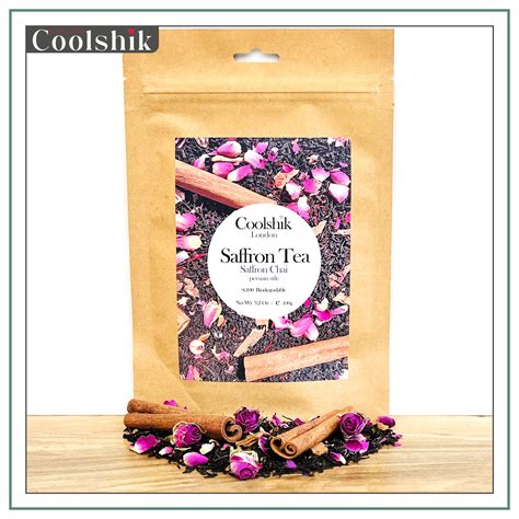 Exotic Persian Chai Saffron Tea | Premium Black Tea with Saffron