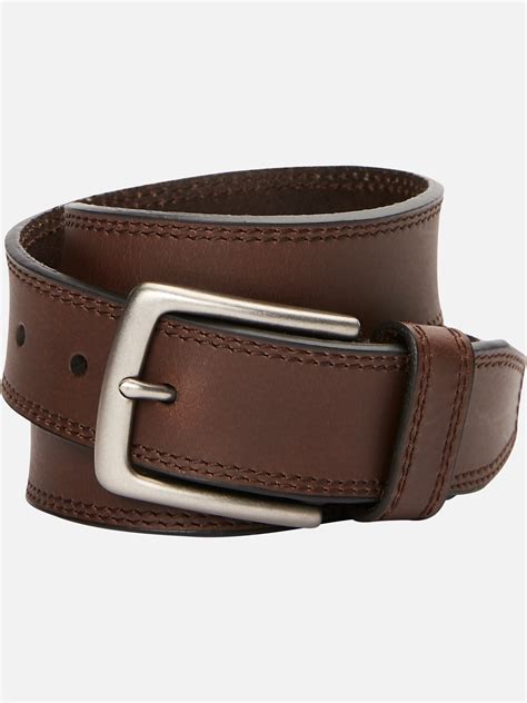 Lucky Brand Leather Belt Belts And Suspenders Mens Wearhouse