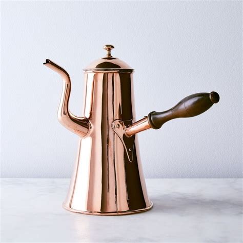 Vintage Copper Georgian X Large Coffee Pot Mid Th Century Vintage