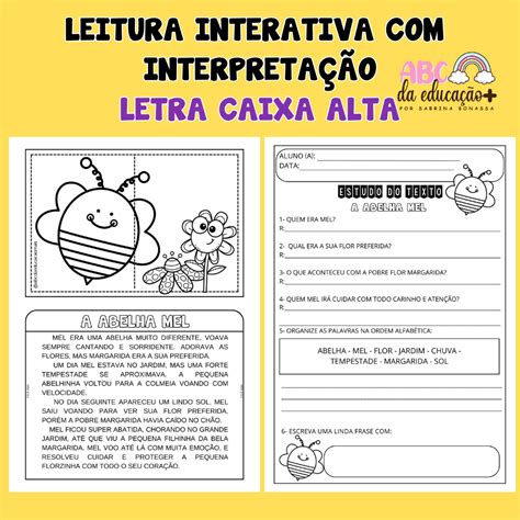 Leitura Interativa Interpreta O Letra Caixa Alta Prof