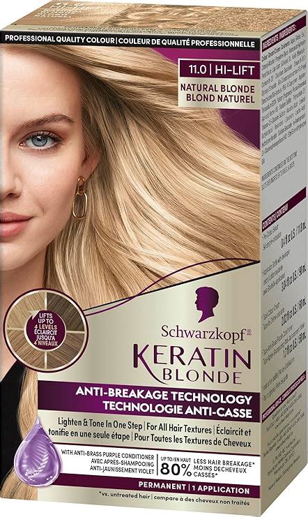 Schwarzkopf Keratin Blonde Hair Dye Natural Blonde Hi Lift Permanent Color Application