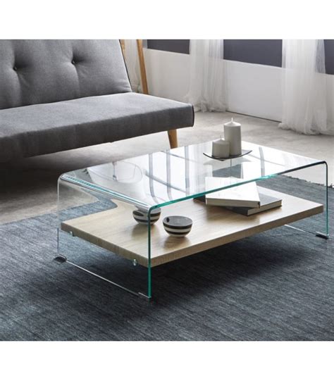 Mesa De Centro De Cristal Bilbo Ofertas De Decoraci N