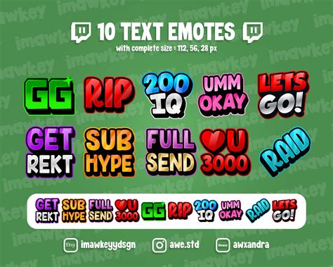 Drawing Illustration Text Emoji Cute Text Emotes Discord Emoji 15x